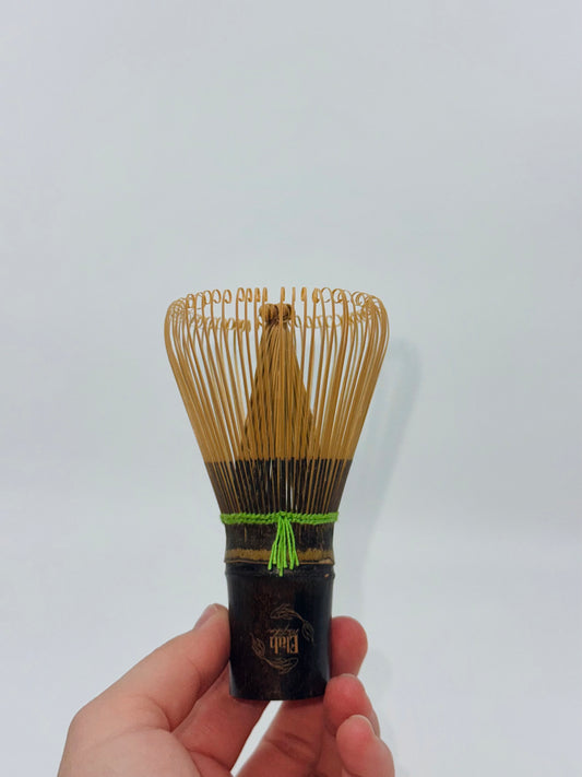 Handcrafted bamboo matcha whisk (chasen) by Elah Matcha